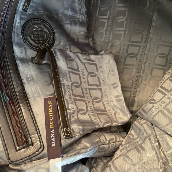 DB Brown Canvas & Leather Monogram Purse. - Picture 4 of 5